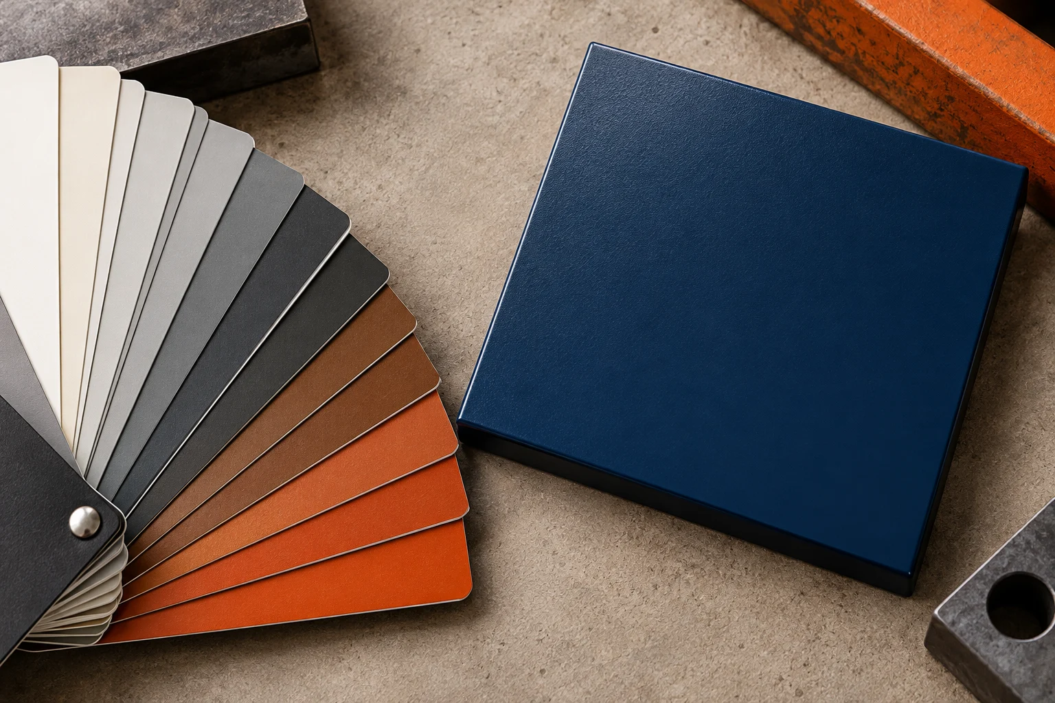 Illustrative custom color matching imagery