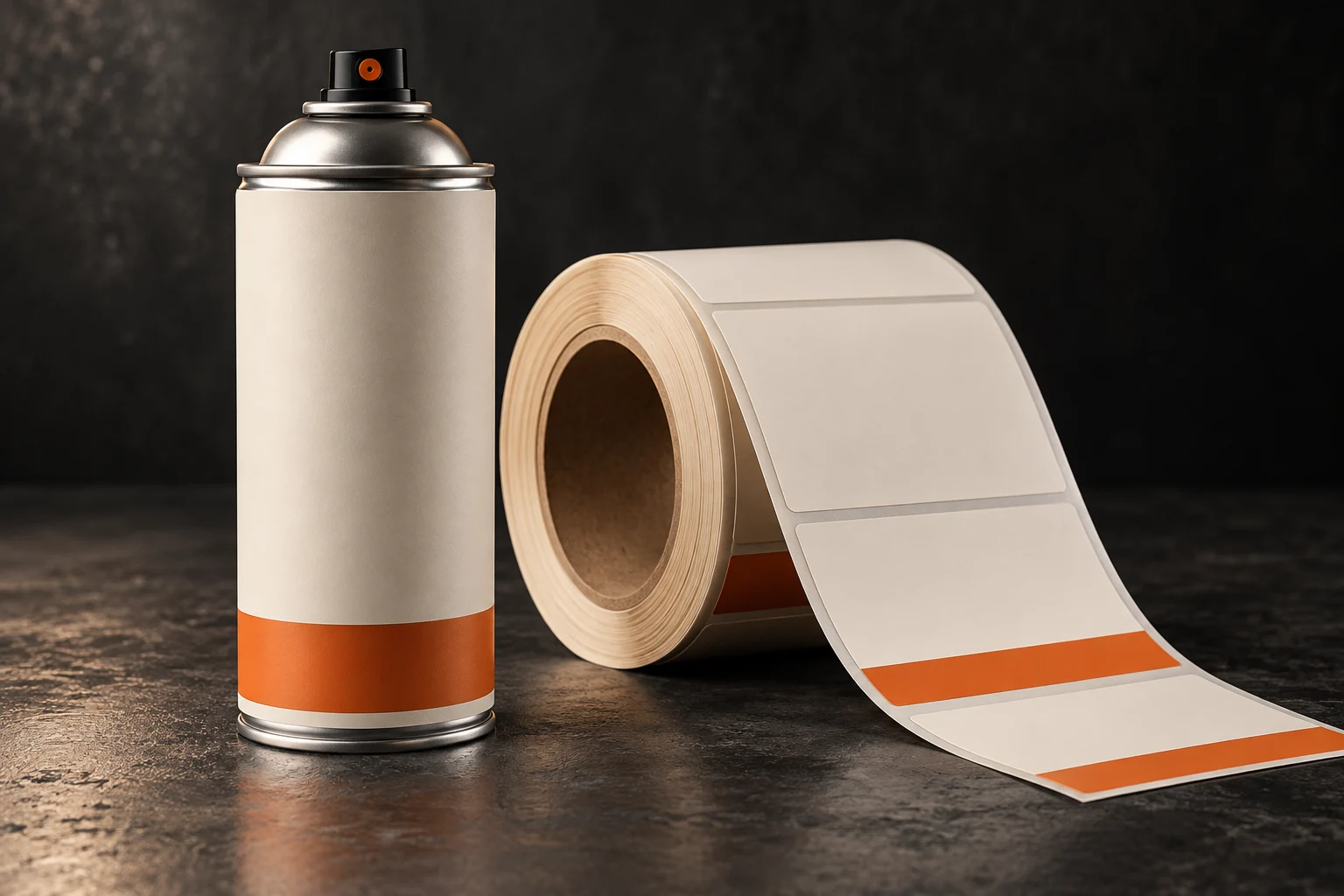 Illustrative private-label touch-up paint imagery